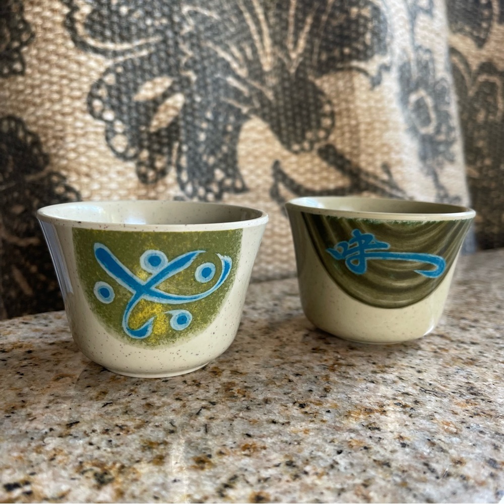 Set of 2 Melamine Tea Cup 5 oz Thunder Group TAR HONG Wei Asian